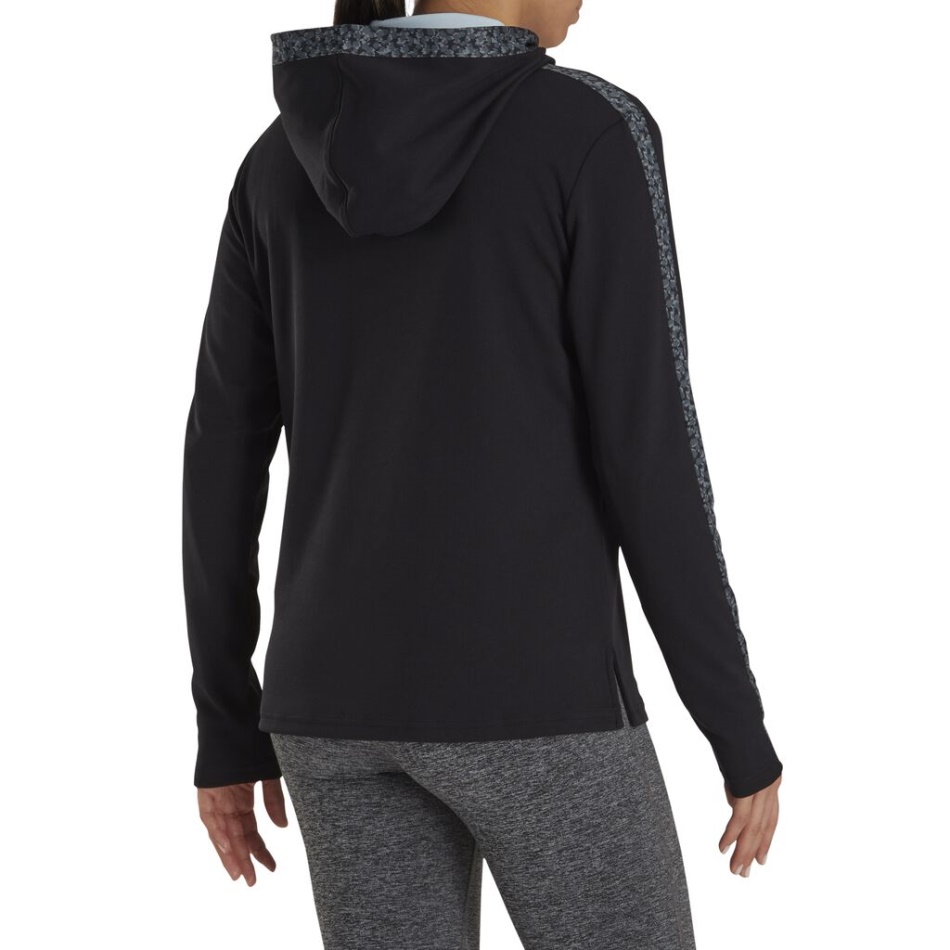 Moletom Com Capuz Com Estampa De Pontos Pretos Estilo Da Estação Anterior Footjoy Pt