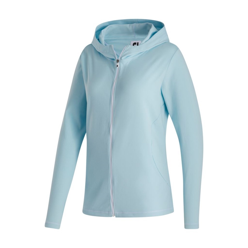 Moletom Com Capuz Feminino Sky Heather Footjoy Pt