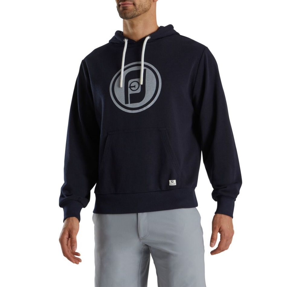Moletom Com Capuz Footjoy Pt Navy Fj Heritage - Estilo Da Temporada Anterior