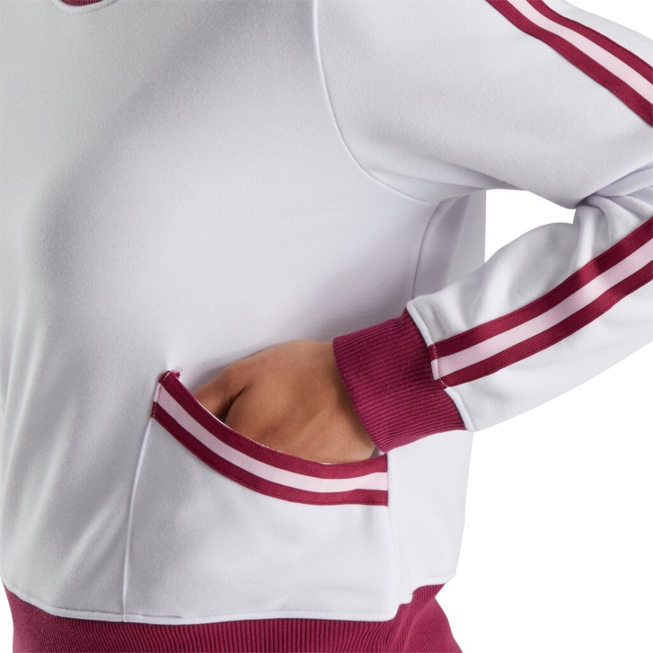 Moletom Decote Careca Feminino Branco Footjoy Pt