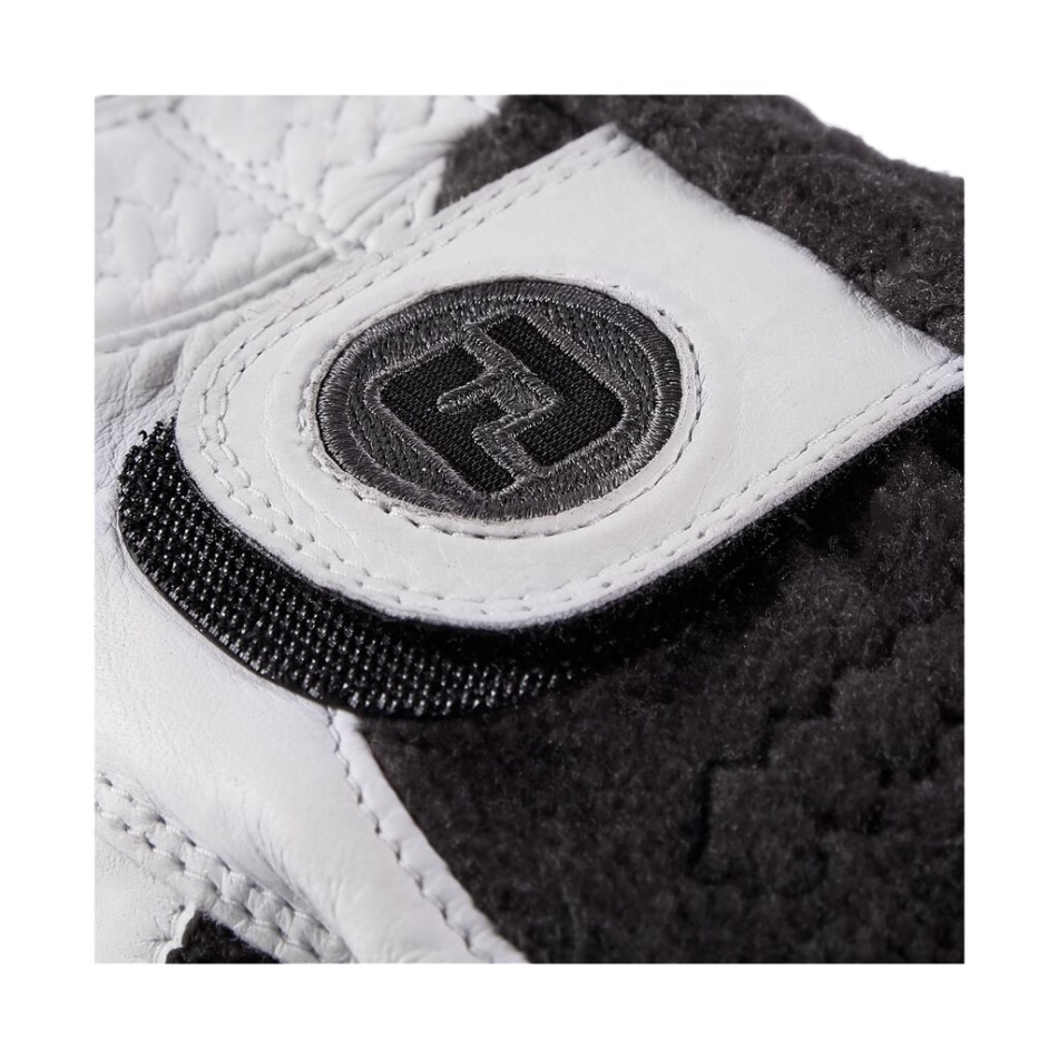 Par De Inverno Footjoy Pt Stasof Cinza Pérola