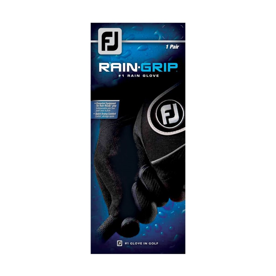 Par De Raingrip Preto Footjoy Pt