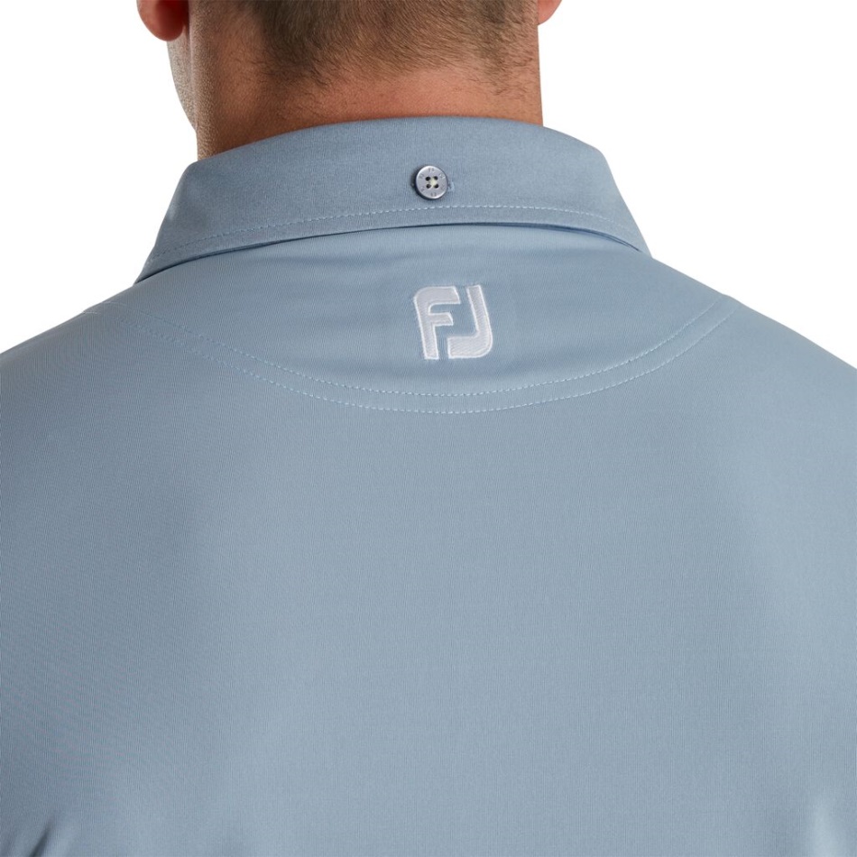 Pomba Cinza Footjoy Pt Guarnição Tonal Bolso Sólido Lisle Gola Auto-estilo Da Temporada Anterior