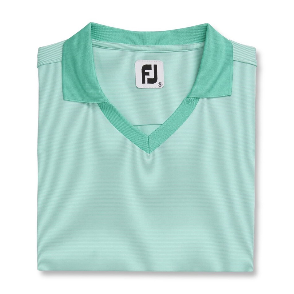 Ponta A Ponta Gola Aberta Feminina Hortelã Footjoy Pt