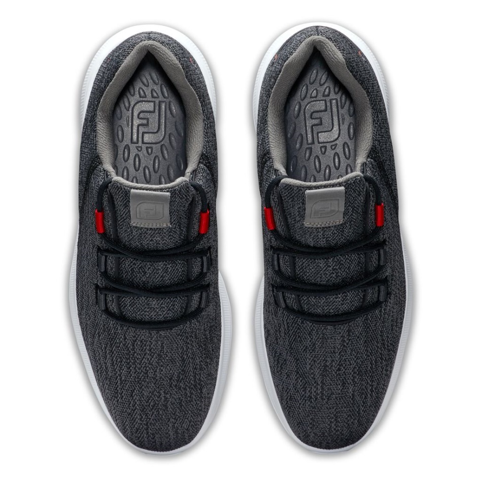 Preto-vermelho Footjoy Pt Flex Estilo Da Temporada Anterior Costeira