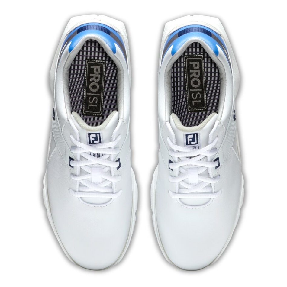 Pro Sl Feminino Estilo Da Temporada Anterior Footjoy Pt Branco-azul