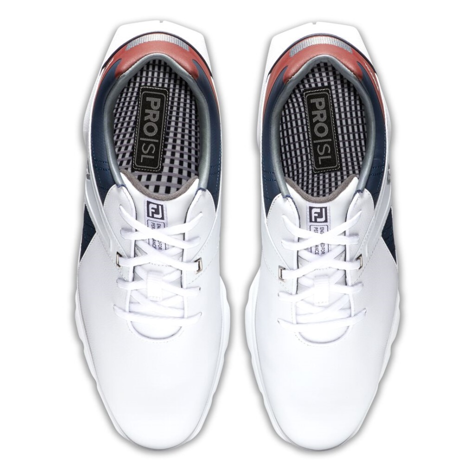 Pro Sl-estilo Da Temporada Anterior Branco-marinho-marrom Footjoy Pt