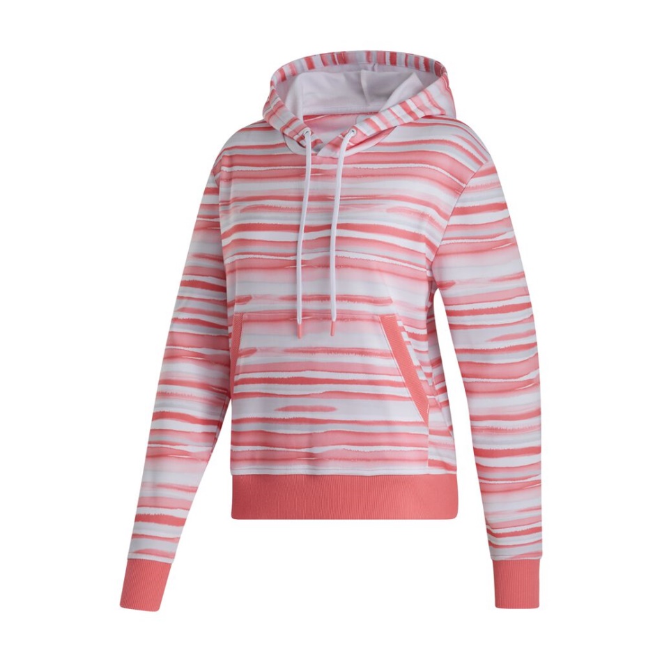 Pulôver Aquarela Feminino Com Capuz Coral Brilhante Footjoy Pt
