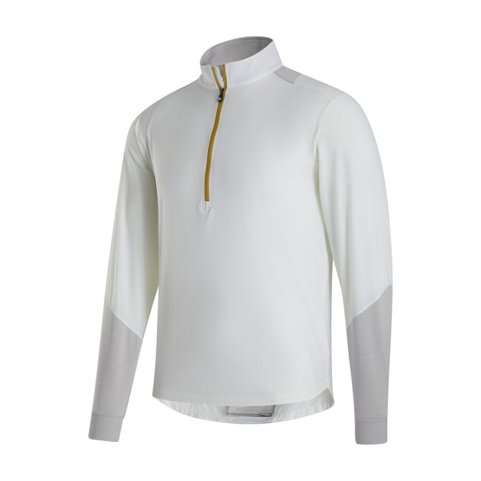 Pulôver Branco-urze Cinza Footjoy Pt Hyperflex