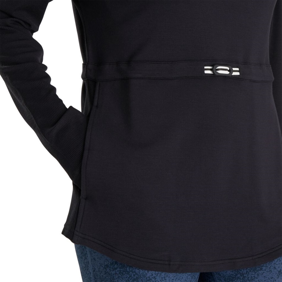 Pulôver Feminino Com Gola Funil Estilo Da Estação Anterior Preto Footjoy Pt