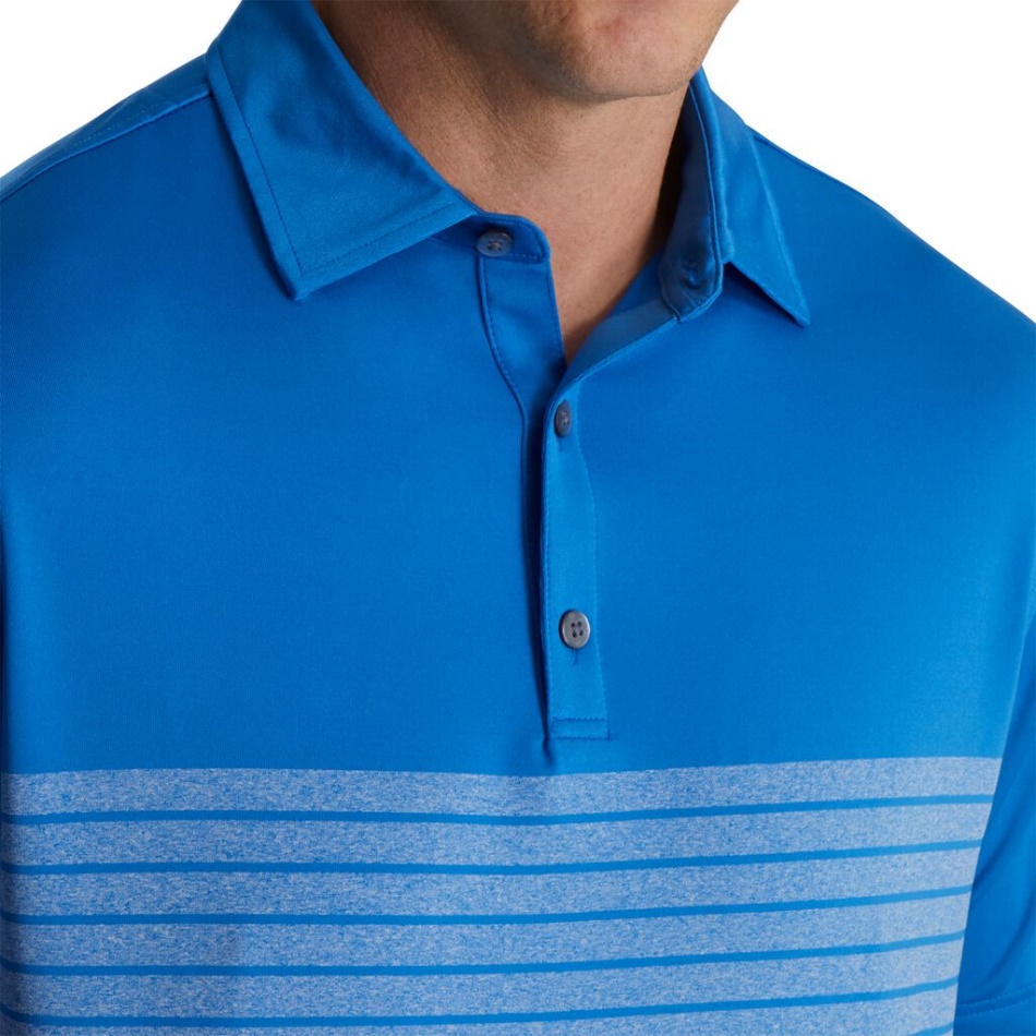 Royal Footjoy Pt Engineered Heather Pinstripe Lisle Gola Automática