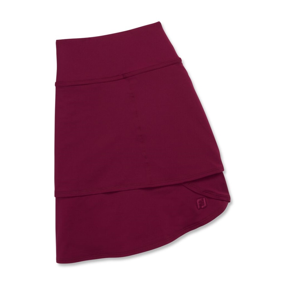 Saia Curta Performance Em Camadas Feminina Footjoy Pt Fig