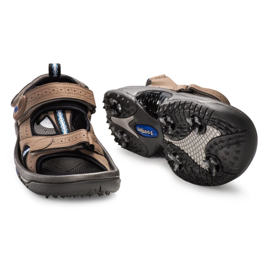 Sandálias De Golfe Footjoy Pt Taupe Escuro