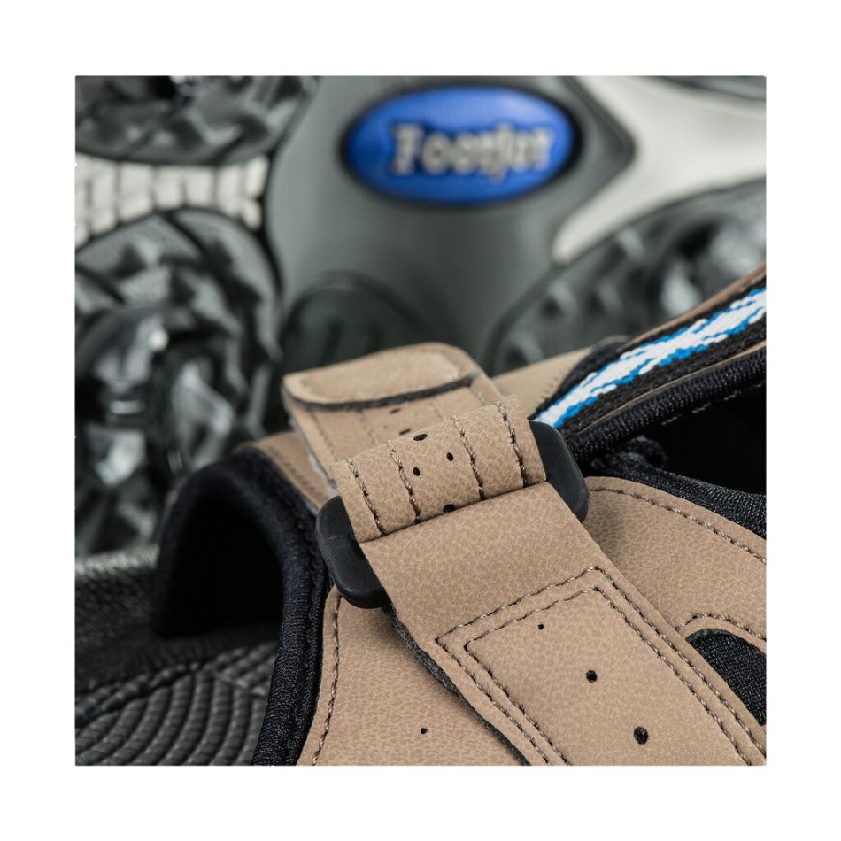 Sandálias De Golfe Footjoy Pt Taupe Escuro