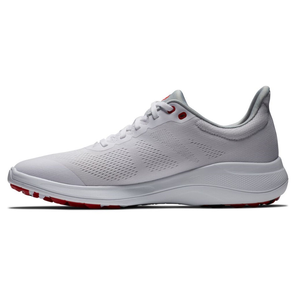 Sapato Flex Canada Footjoy Pt Branco-vermelho