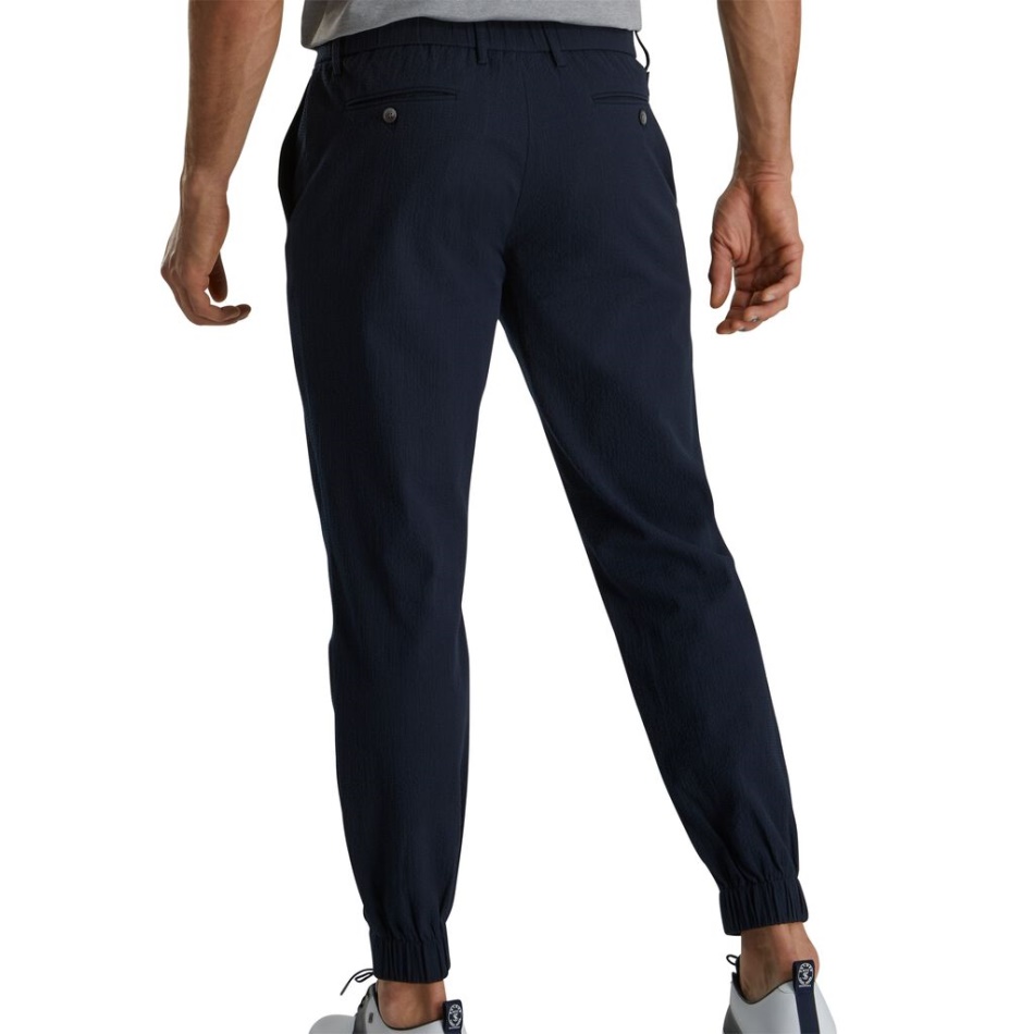 Seersucker Camp Jogger Footjoy Pt Navy