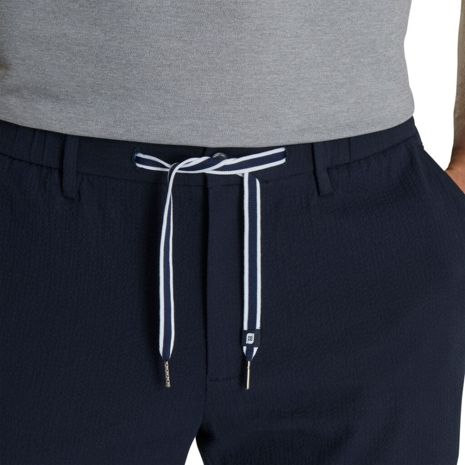 Seersucker Camp Jogger Footjoy Pt Navy