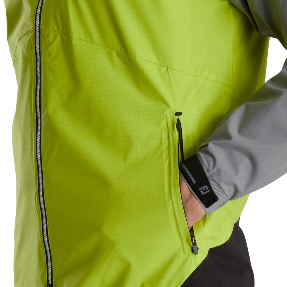 Select Ls Capa De Chuva Cinza-limão-preto Footjoy Pt