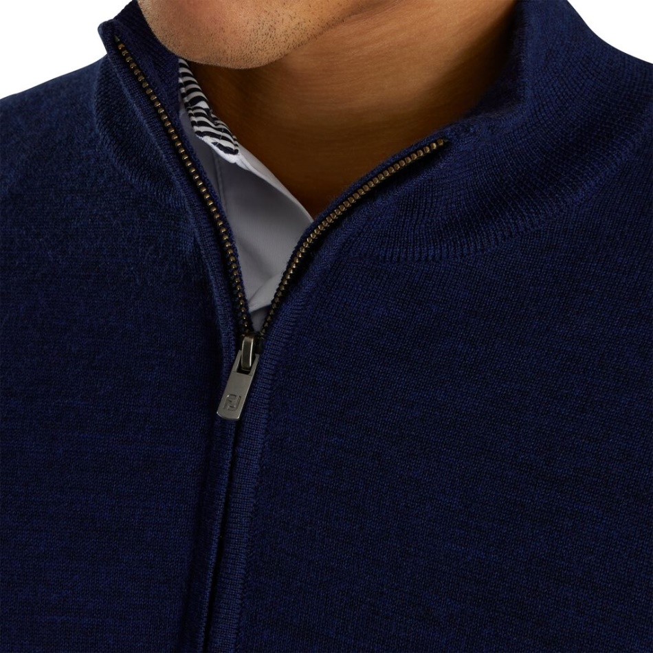 Suéter De Performance Forrado Marinho Footjoy Pt