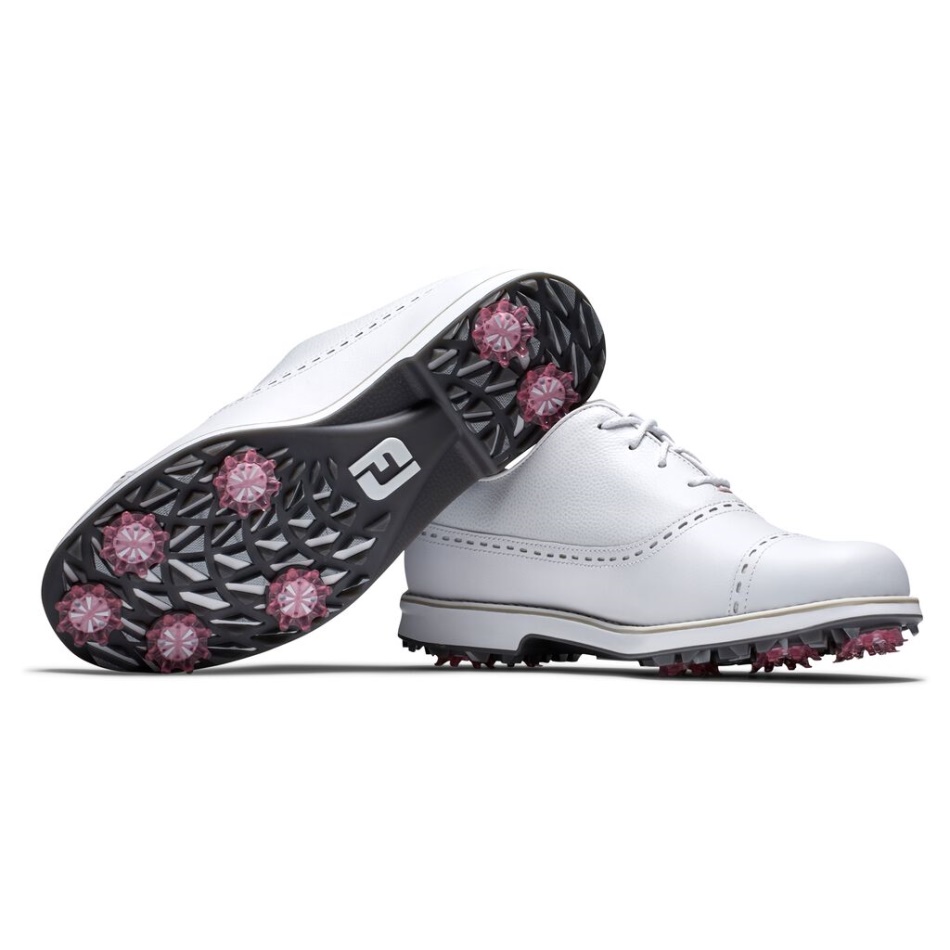 Série De Estreia - Cap Toe Mulheres Footjoy Pt Branco