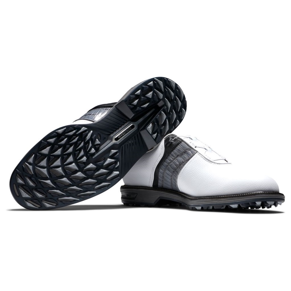 Série De Estréia Footjoy Pt Branco-cinzento - Packard Boa