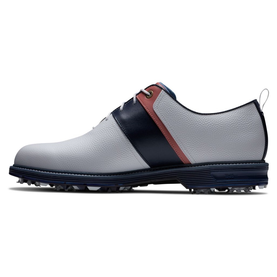 Série De Estréia Footjoy Pt Branco-coral-azul - Clássicos De Verão Packard