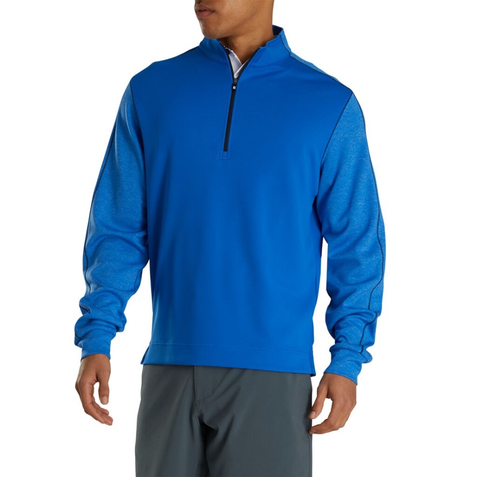 Tonal Heather Mid-layer Preto Royal Footjoy Pt