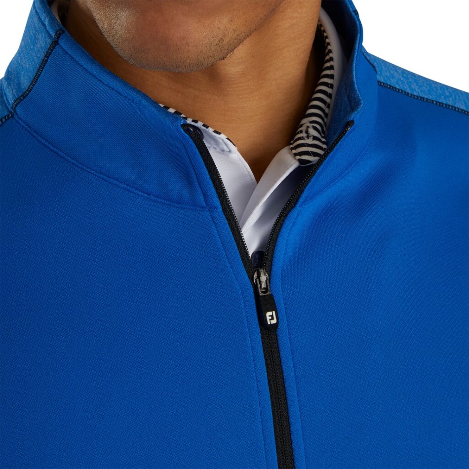 Tonal Heather Mid-layer Preto Royal Footjoy Pt
