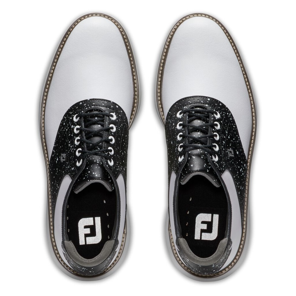 Tradições Branco-preto Da Galáxia Footjoy Pt