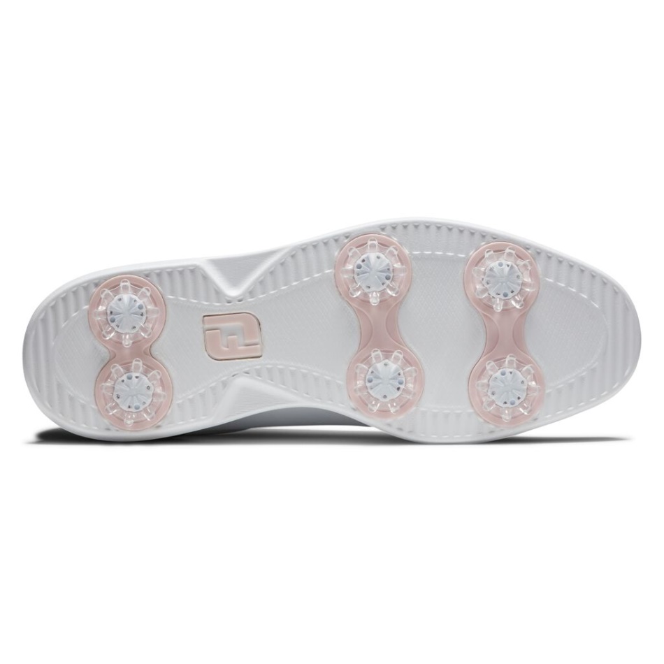 Tradições Cap Toe Mulheres Footjoy Pt Branco-preto