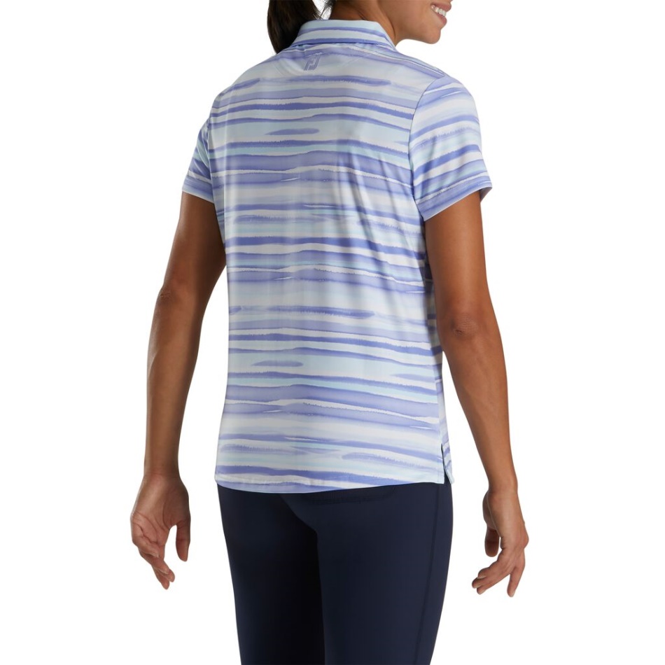 Violeta Manga Curta Aquarela Mulheres Footjoy Pt