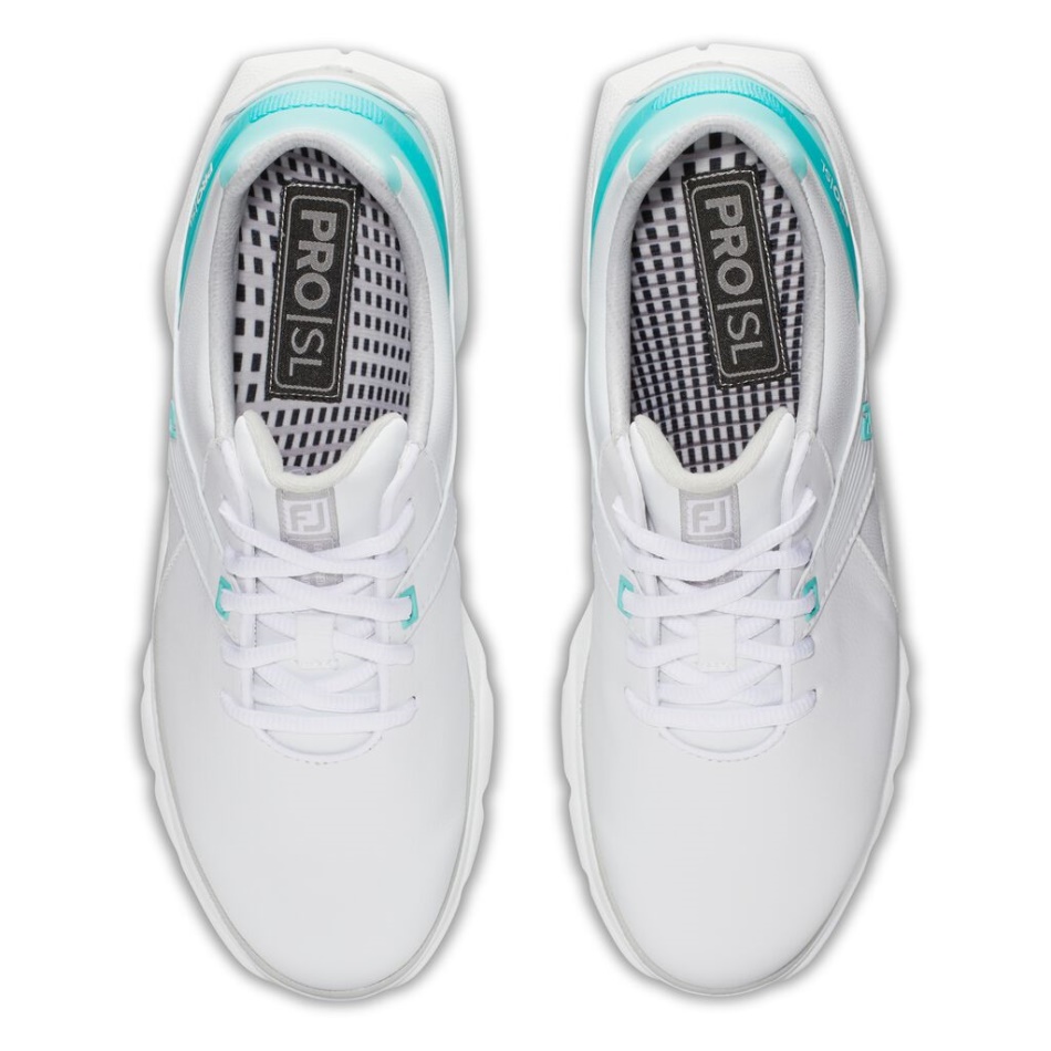 White-aqua Footjoy Pt Pro Sl Mulheres - Estilo Da Temporada Anterior