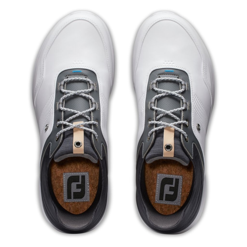 White-charcoal Footjoy Pt Stratos