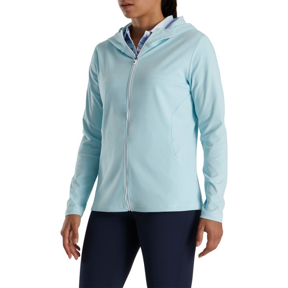 Moletom Com Capuz Feminino Sky Heather Footjoy Pt