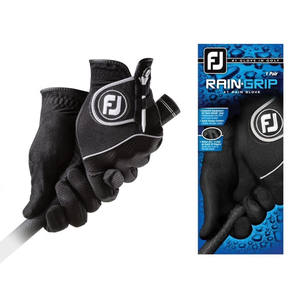 Par De Raingrip Mulheres Footjoy Pt Preto