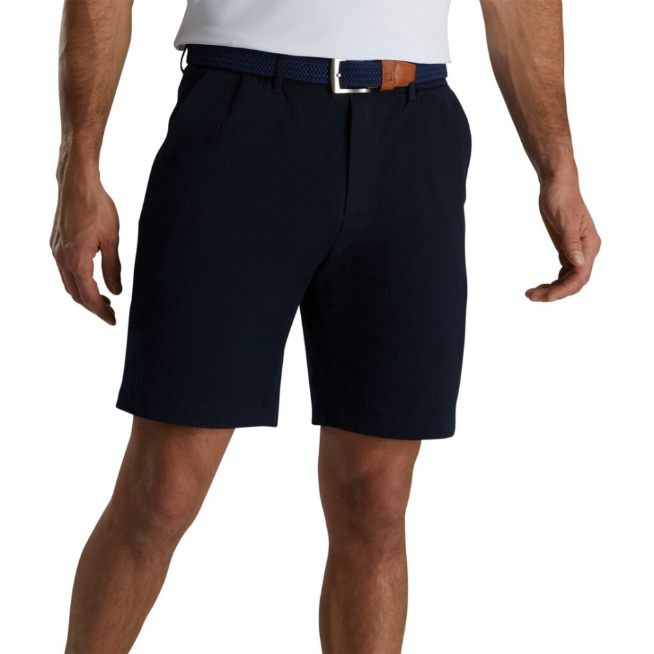 Footjoy Pt Shorts Traveller Seersucker Marinho