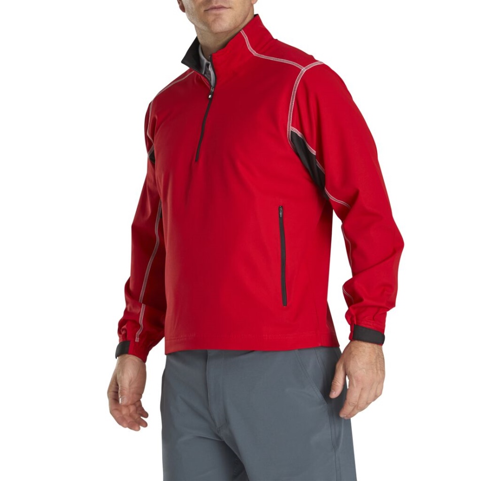Footjoy Pt Sport Windshirt Vermelho-preto