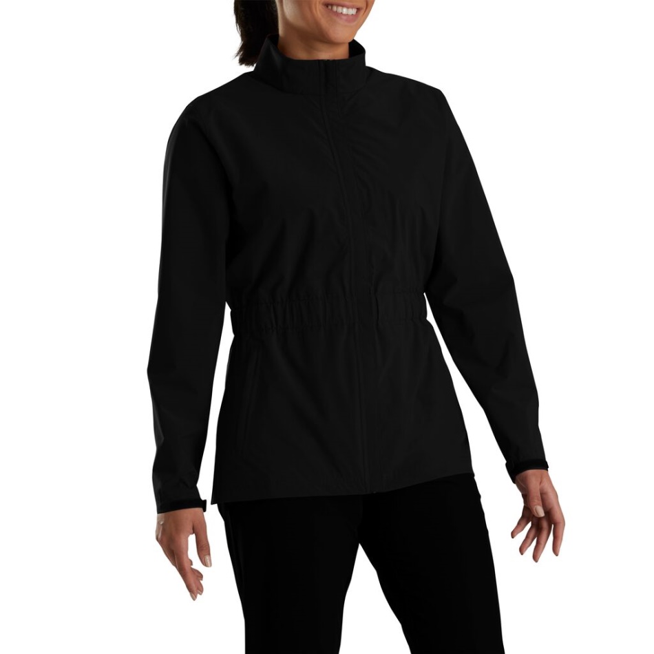 Jaqueta Footjoy Pt Fj Hidrolitenrain Preta Feminina