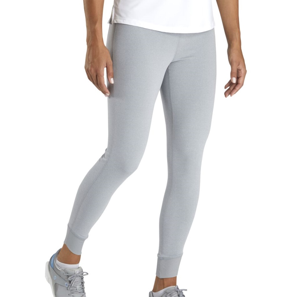 Leggings Femininas Footjoy Pt Urze Cinza Na Altura Do Tornozelo