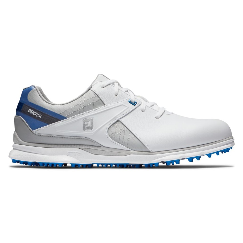 Footjoy Pt Pro Sl-temporada Anterior Estilo Branco-azul-cinza