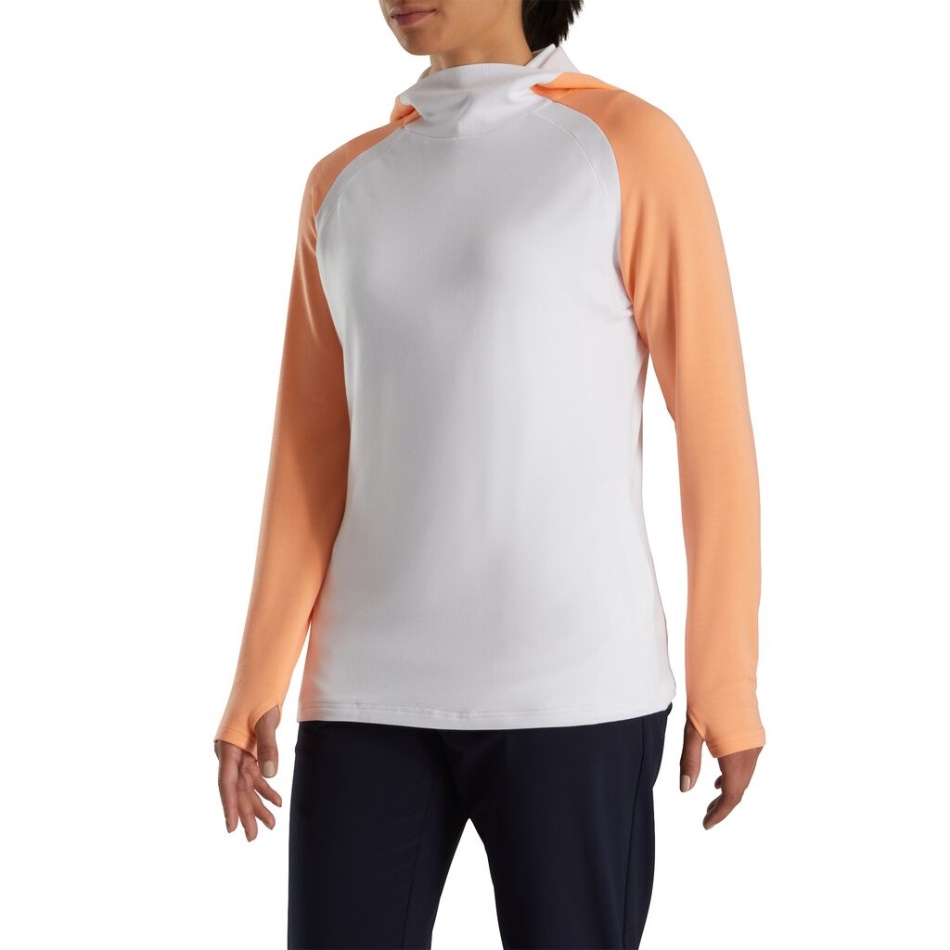 Melon-white Footjoy Pt Color Block Moletom Feminino