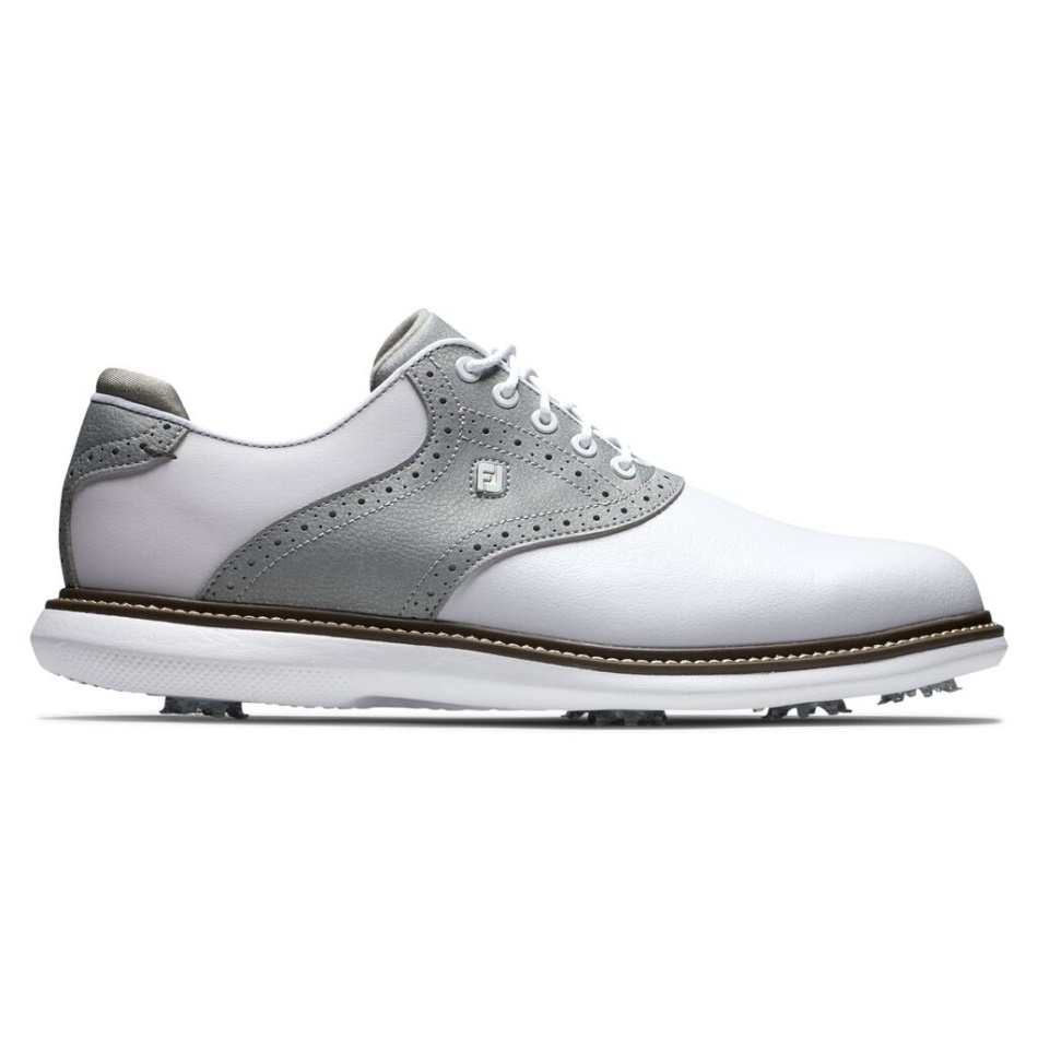 Footjoy Pt Tradições De Geada Branco-cinzento