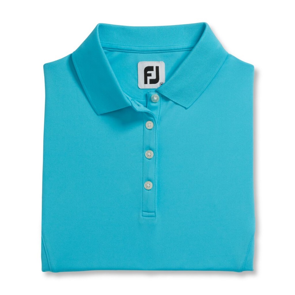 Footjoy Pt Aqua Prodry Camisa Interlock Gola Feminina