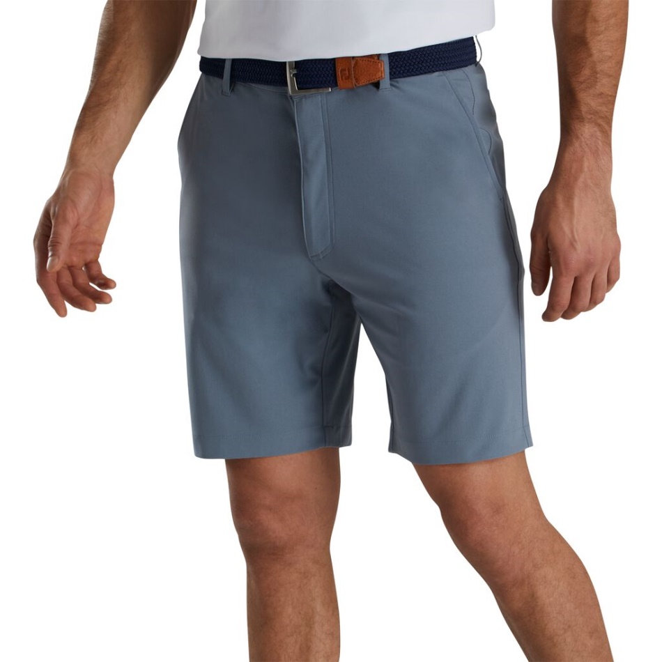 Footjoy Pt Shorts De Malha De Grafite 9,5'' Costura Interna