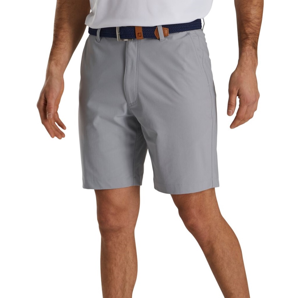 Shorts De Malha 9,5'' Costura Interna Cinza Footjoy Pt