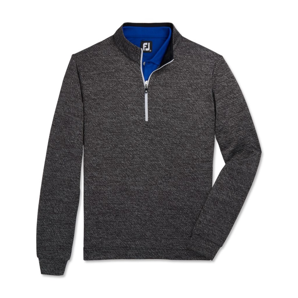 Footjoy Pt Textura Jacquard Midlayer Preto