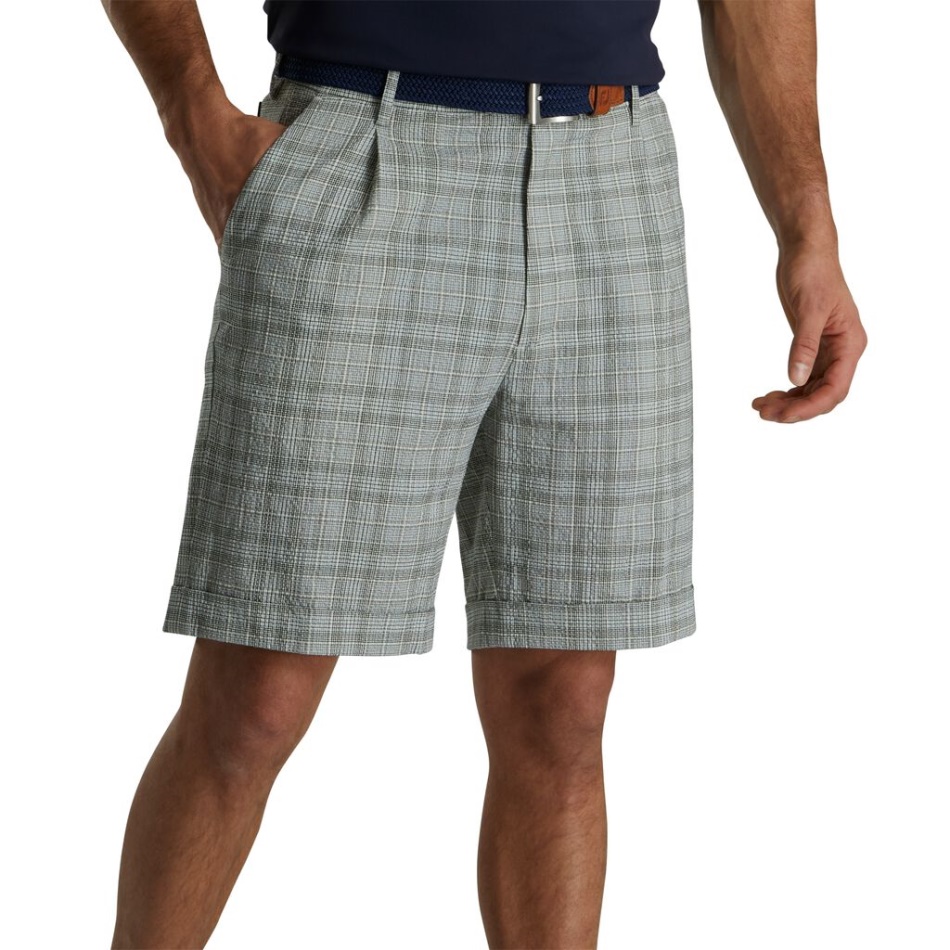 Footjoy Pt Seersucker Madison Shorts Xadrez Glen