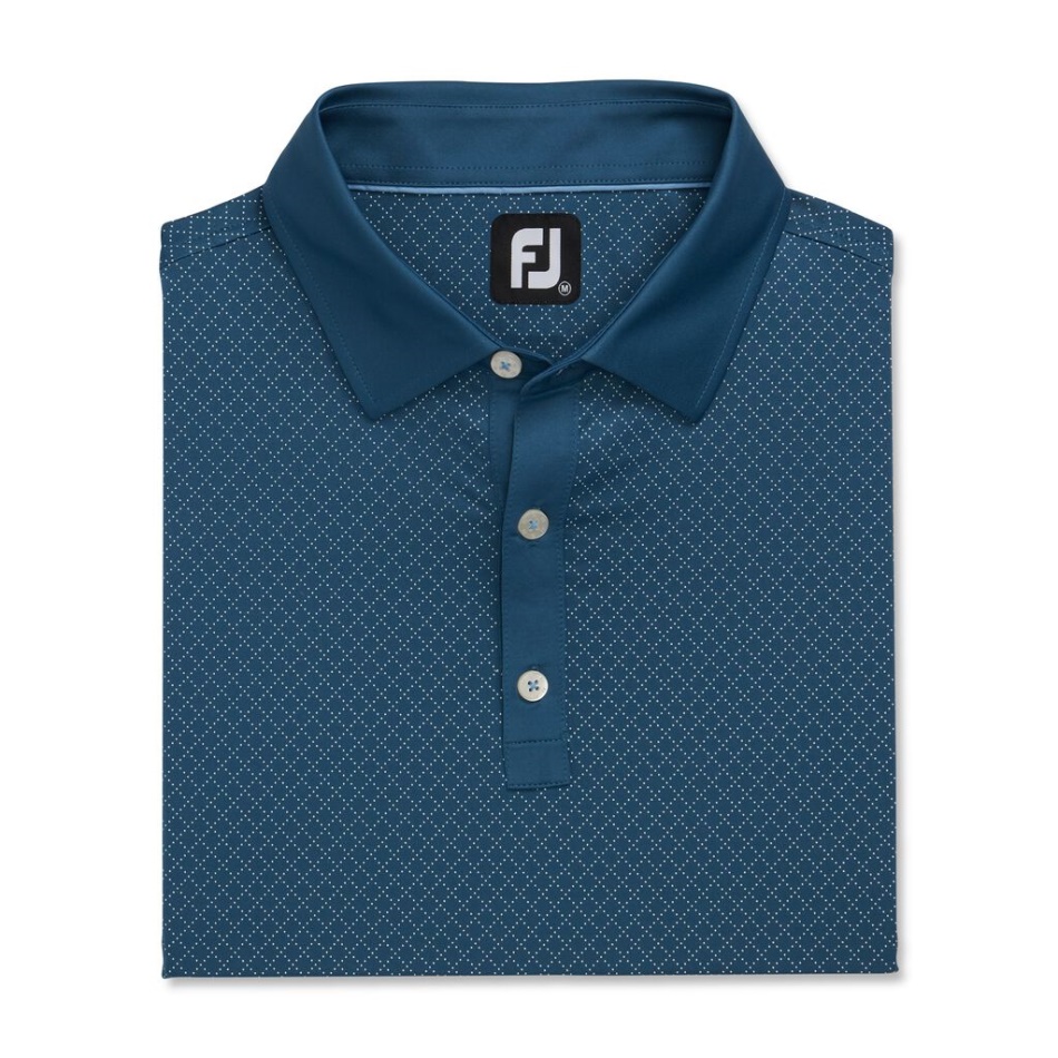 Ink Footjoy Pt Diamante Impressão De Pontos Lisle Gola Auto
