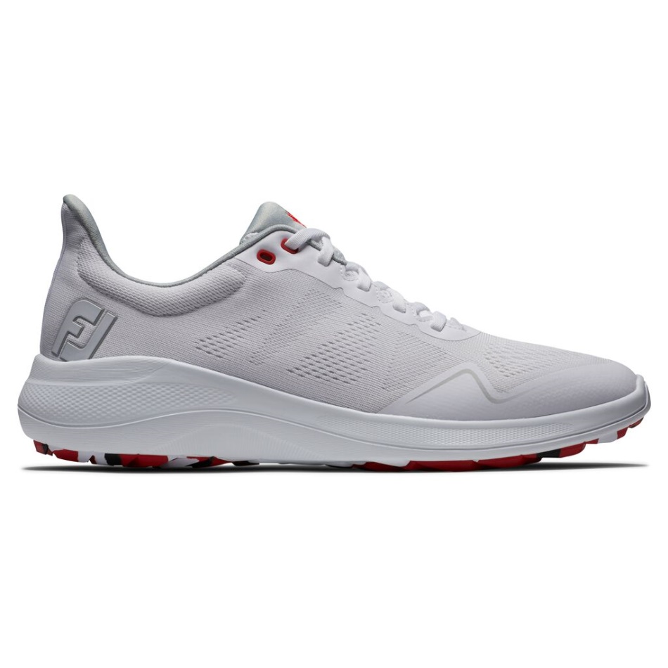 Sapato Flex Canada Footjoy Pt Branco-vermelho