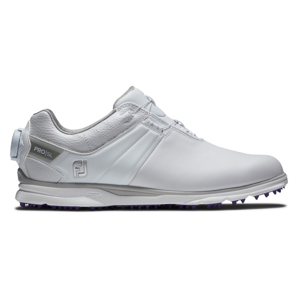Footjoy Pt Pro Sl Boa Mulheres Brancas